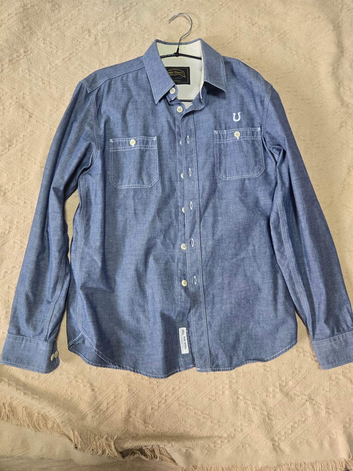 누드본즈 셔츠 상품이미지1