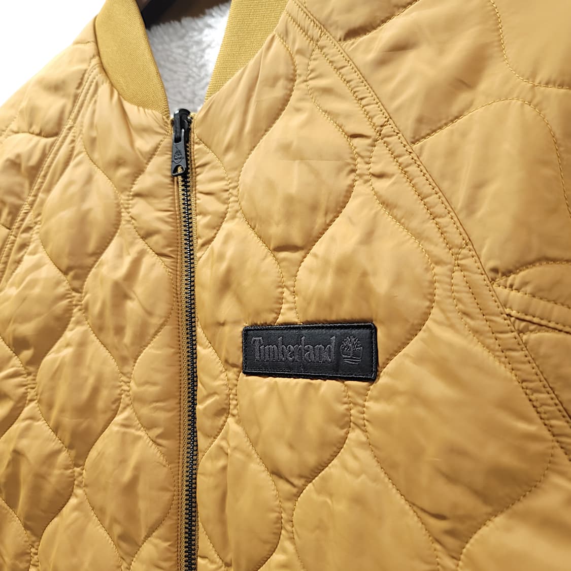[M] 팀버랜드 브라운 리버시블 퀼팅 봄버 자켓 상품이미지6