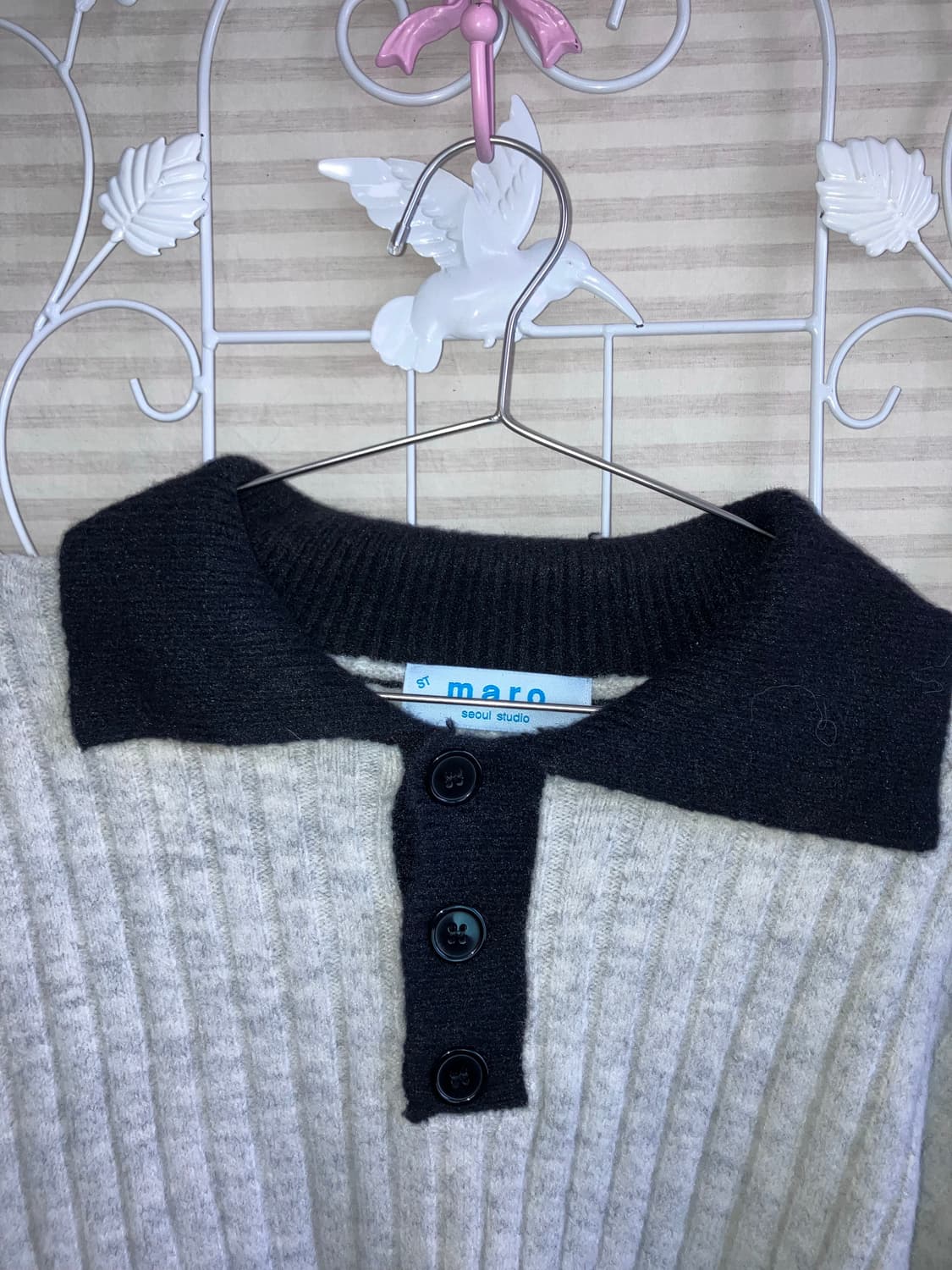 jpn vintage 멜란지 니트 y2k 스트릿 갸루 펑키 일본빈티지 상품이미지3