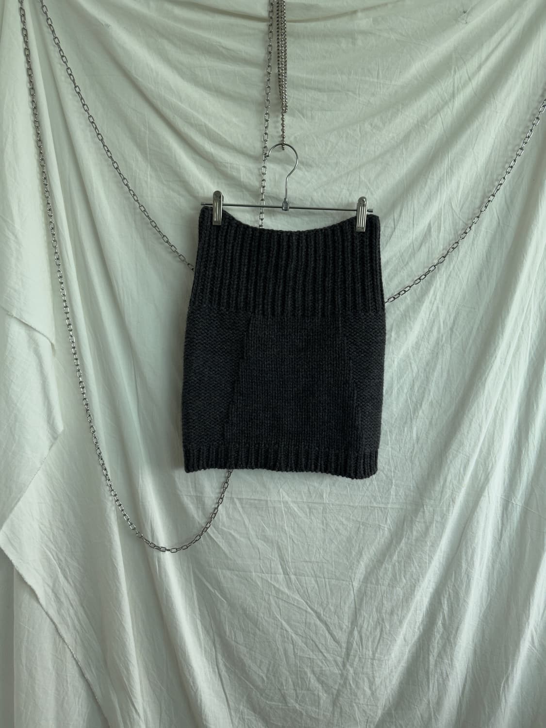 요지야마모토 Y’s 울 니트 스커트 & 탱크탑 상품이미지3