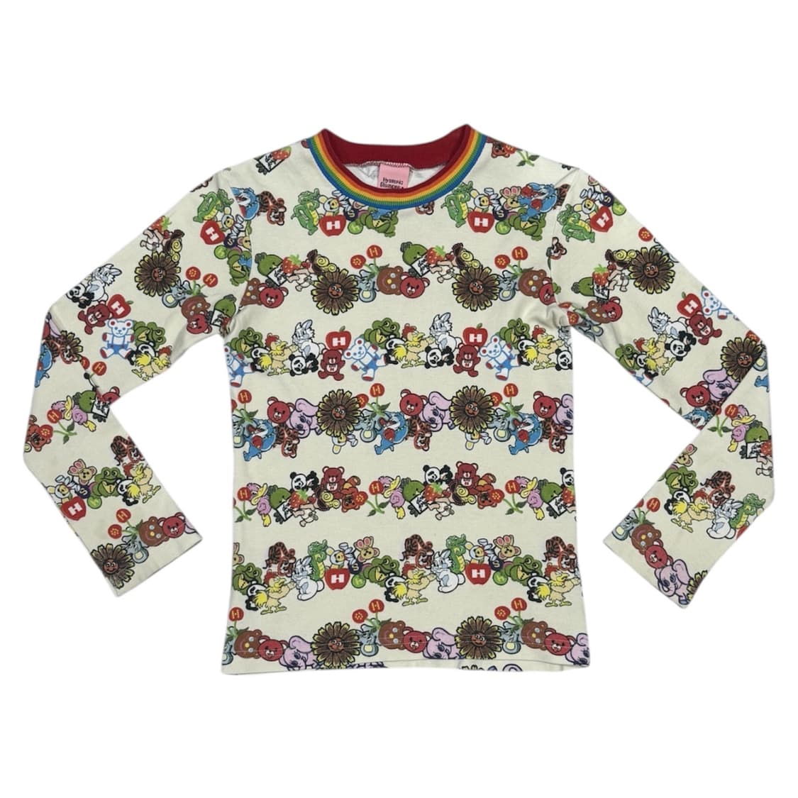 히스테릭 글래머 아카이브 아이코닉 패턴 니트 롱슬리브 티셔츠 상품이미지1