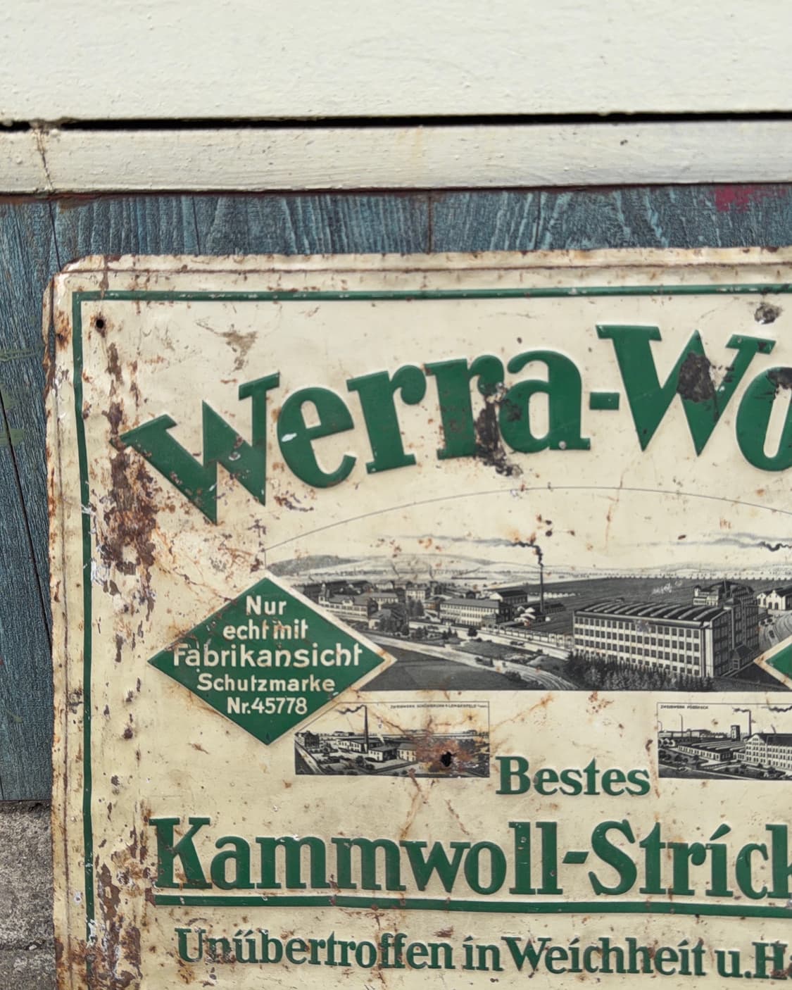 빈티지 소품 1930년 독일 법랑 광고판 상품이미지2