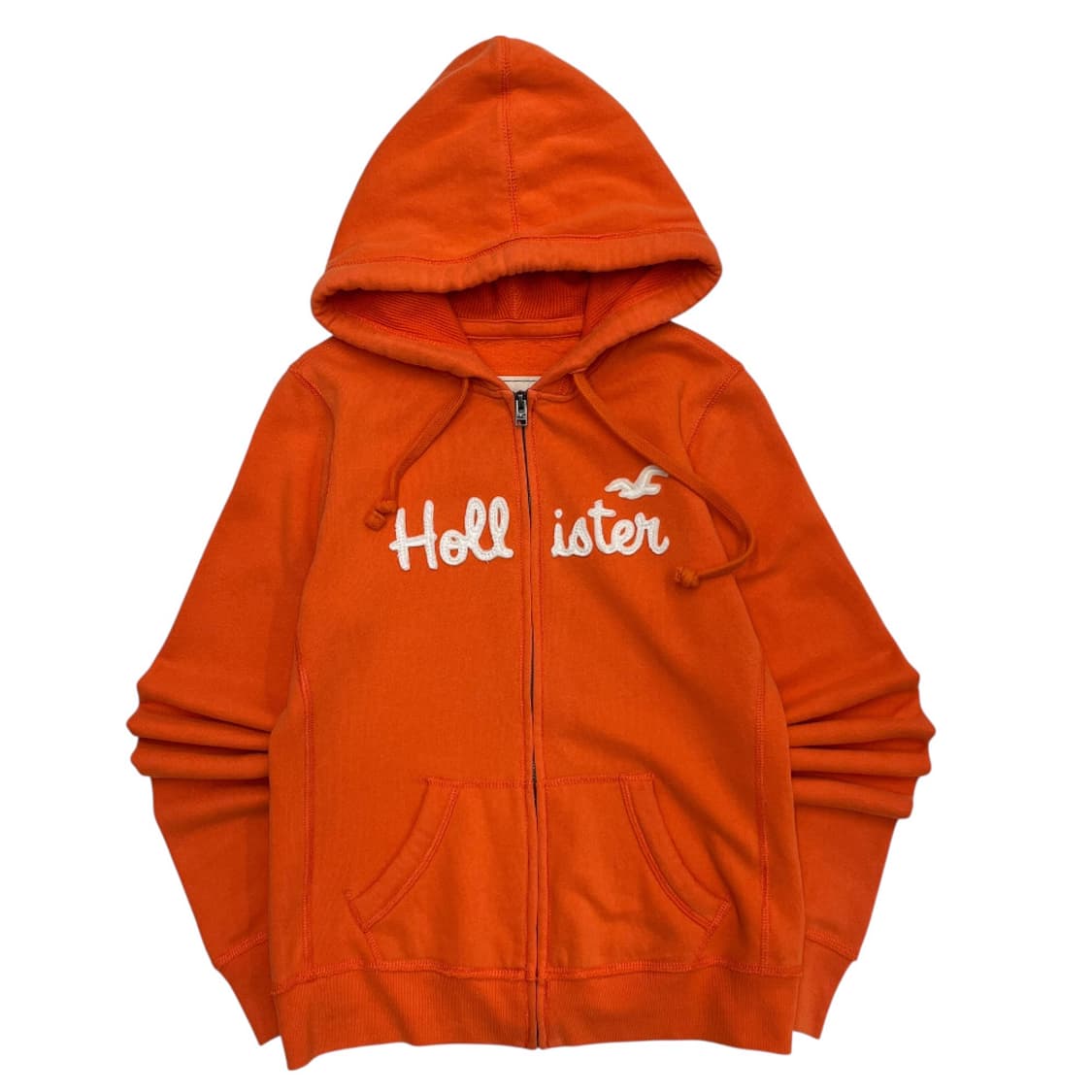 홀리스터 땃붙핏 홀리스터 오렌지 후드집업 M 상품이미지2