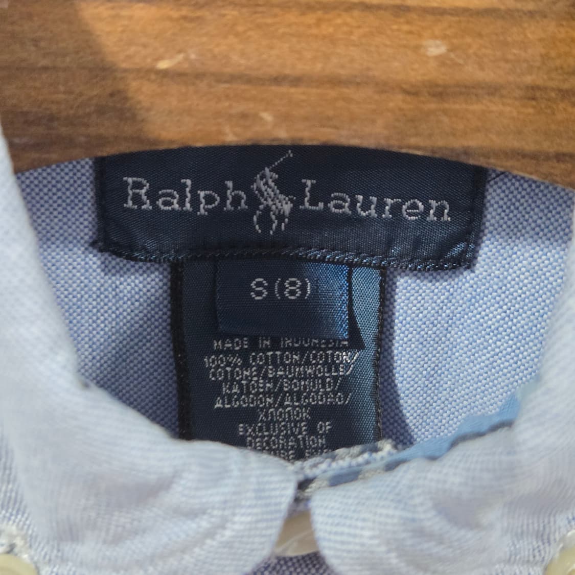 폴로랄프로렌 키즈 버튼다운 빅포니 옥스포드 셔츠 S/8 상품이미지3