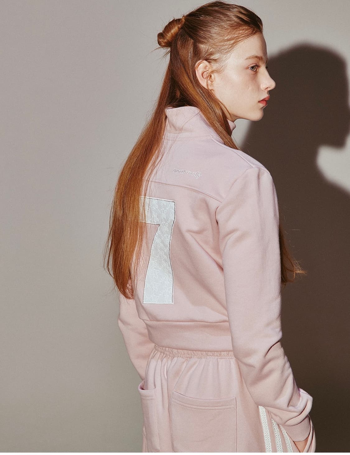 모일리 Lace 7 Track Top Pink 레이스 7 트랙 탑 상품이미지4