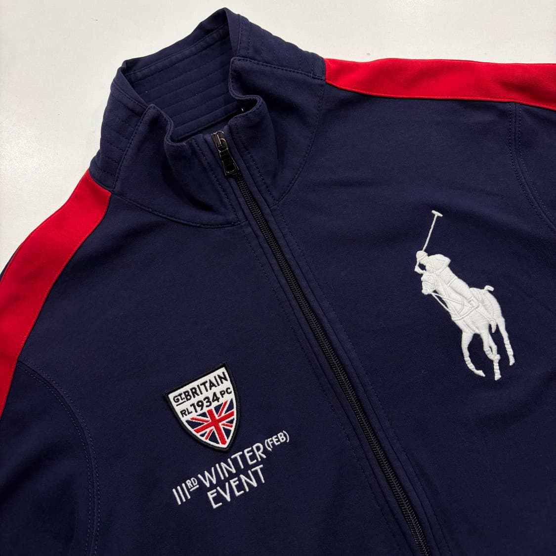 [M] 폴로 랄프로렌 네이비 코튼 트랙 자켓 C428 상품이미지3
