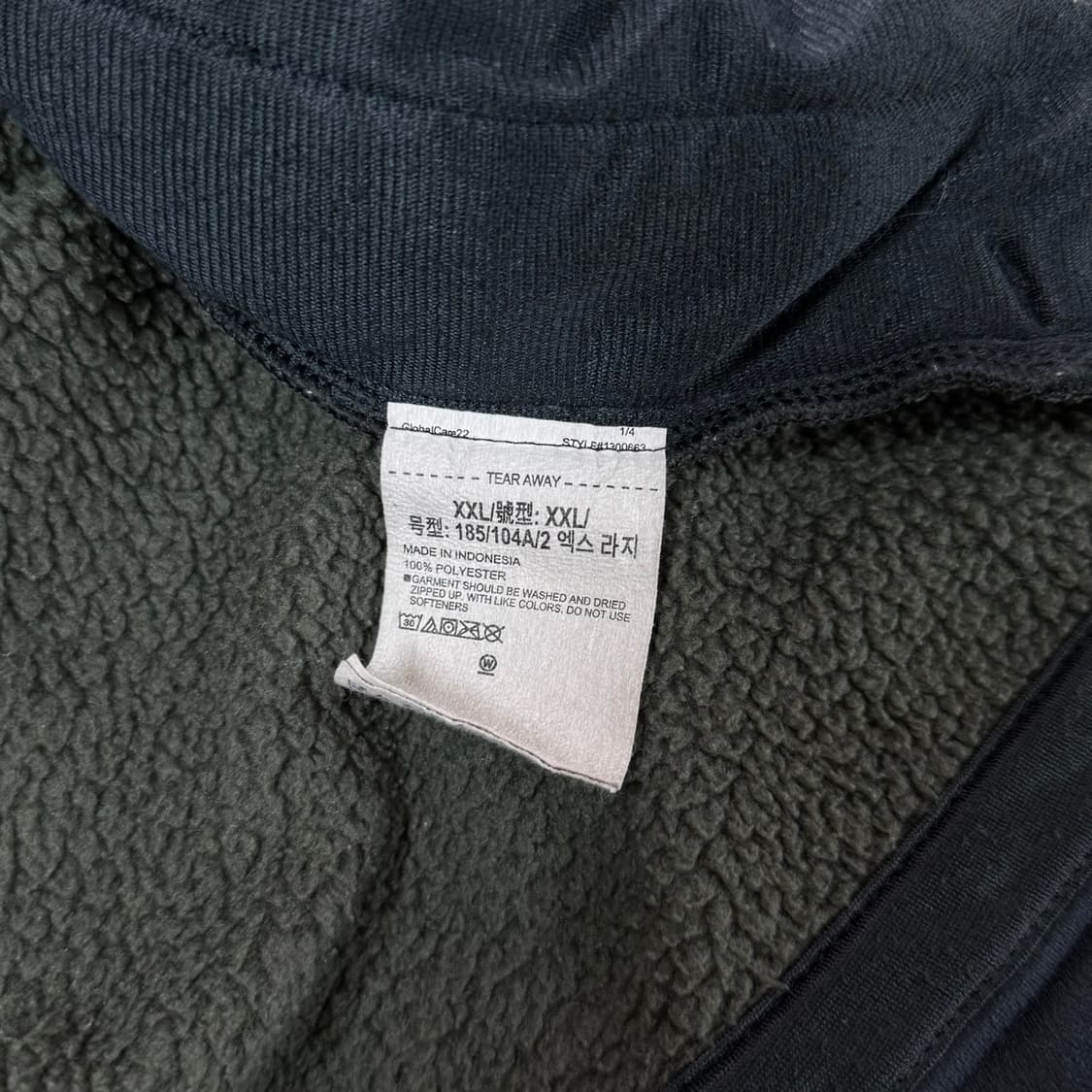 [2XL/110] 언더아머 기모 블랙 집업 자켓 상품이미지7