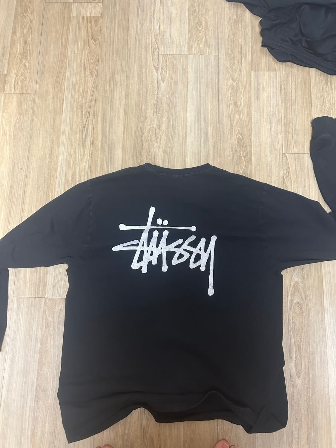 스투시 롱슬리브 블랙 L 상품이미지3