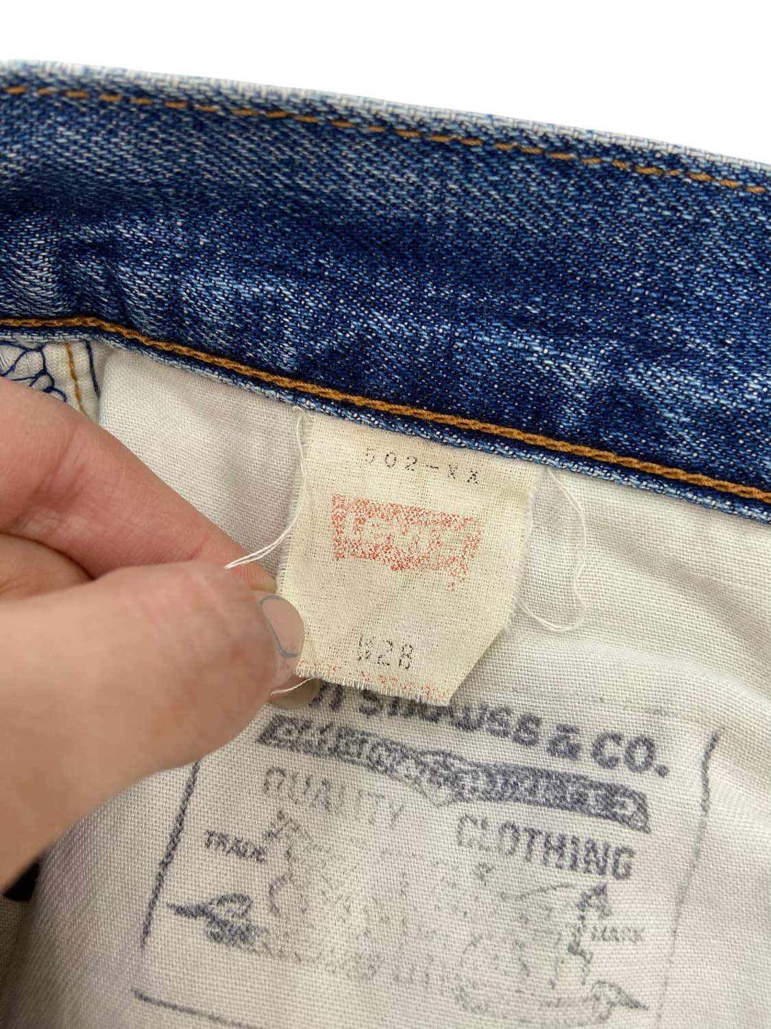 90's LVC 502XX Big E Selvedge 상품이미지9