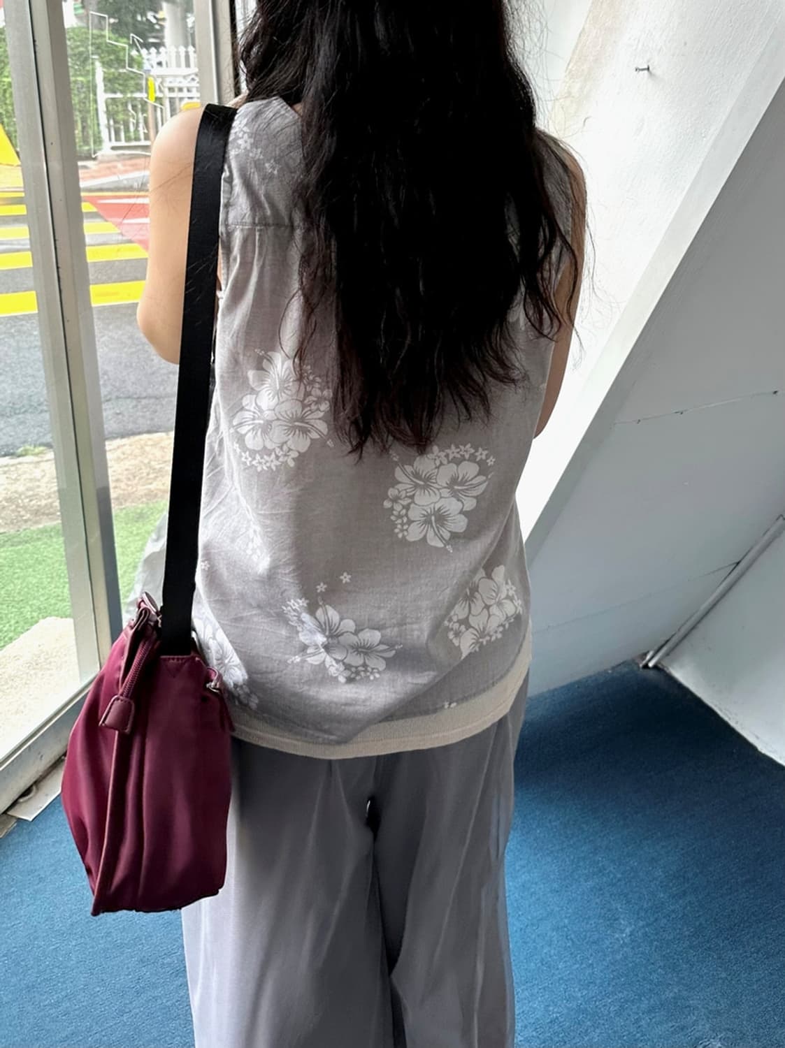Design pattern cotton sleeveless top 상품이미지7