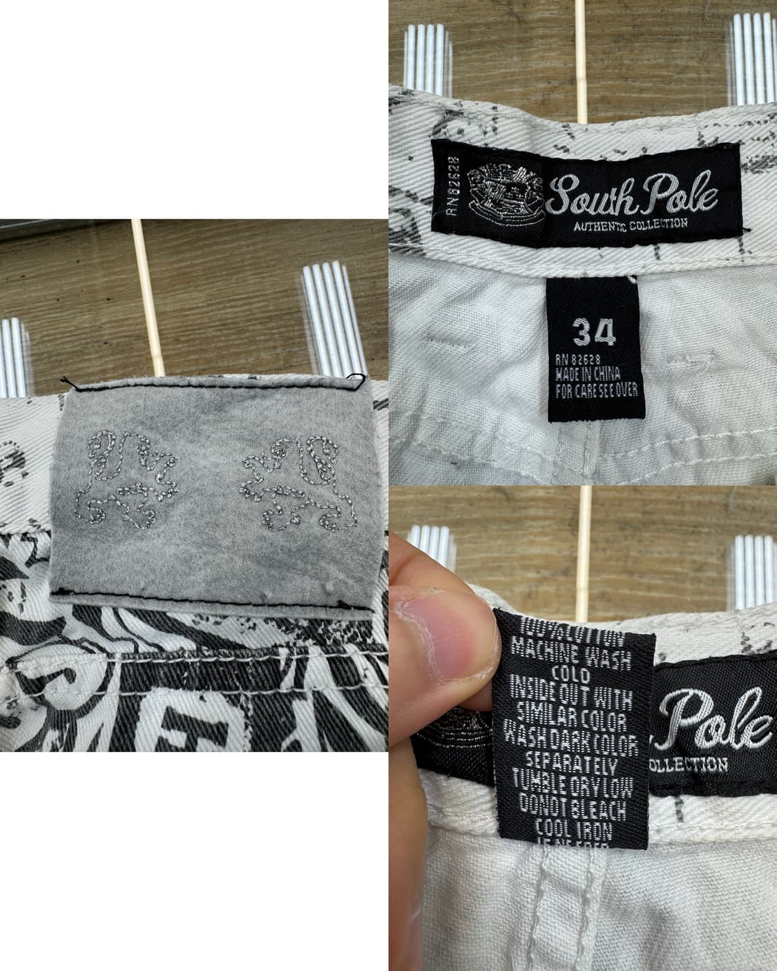 사우스 폴 힙합 그래피티 프린티드 팬츠 상품이미지8