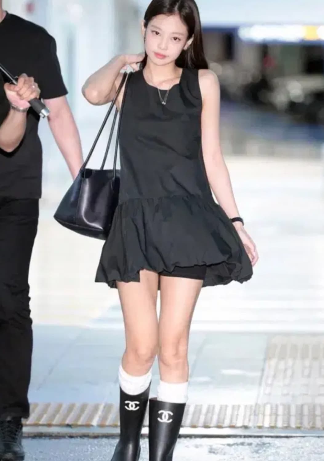 아모멘토 제니 원피스 볼륨 미니 드레스 블랙 상품이미지1