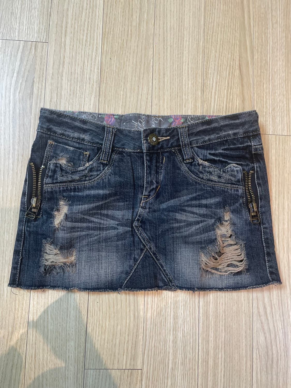 세실맥비 y2k 큐빅 레오파드 미니스커트 상품이미지1