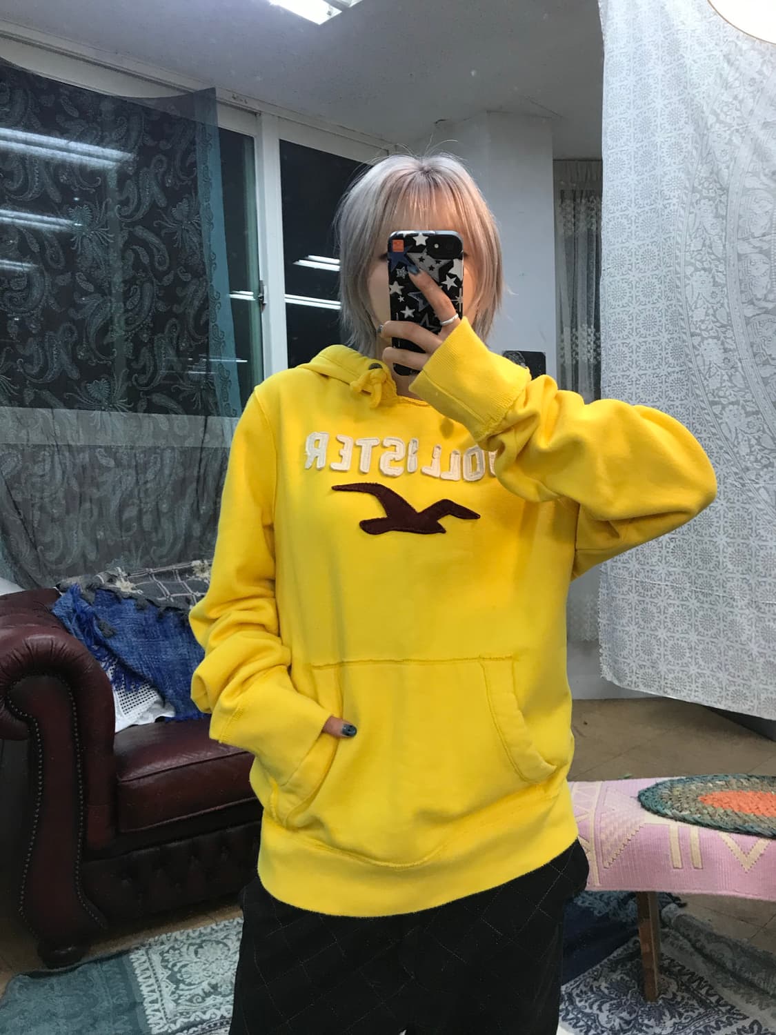 홀리스터 자수 기모 후드티  상품이미지2