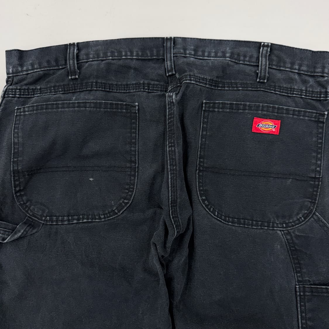 디키즈 OG 카펜터 덕캔버스 페이딩 와이드 워크팬츠 블랙 상품이미지5