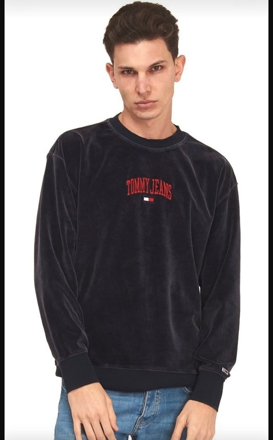 타미 컬리지 벨루어 맨투맨 상품이미지1