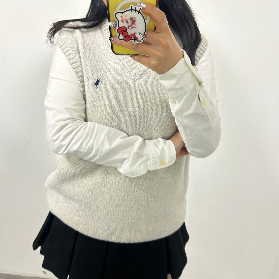 폴로 니트조끼[1358] 상품이미지2