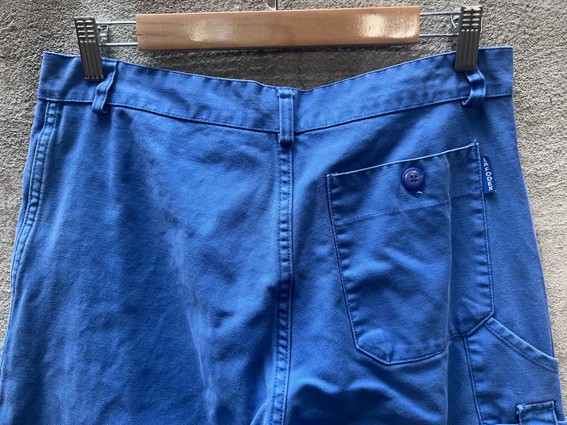 프렌치 코튼 트윌 블루 워크 팬츠  상품이미지4