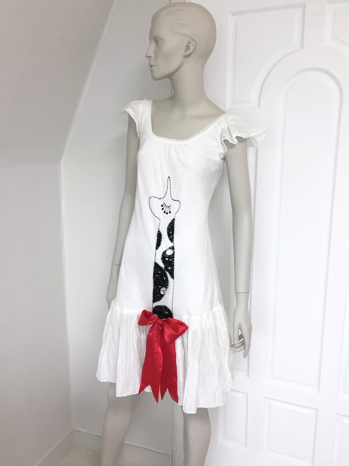 Giraffe spangled stitch  Dress 상품이미지4