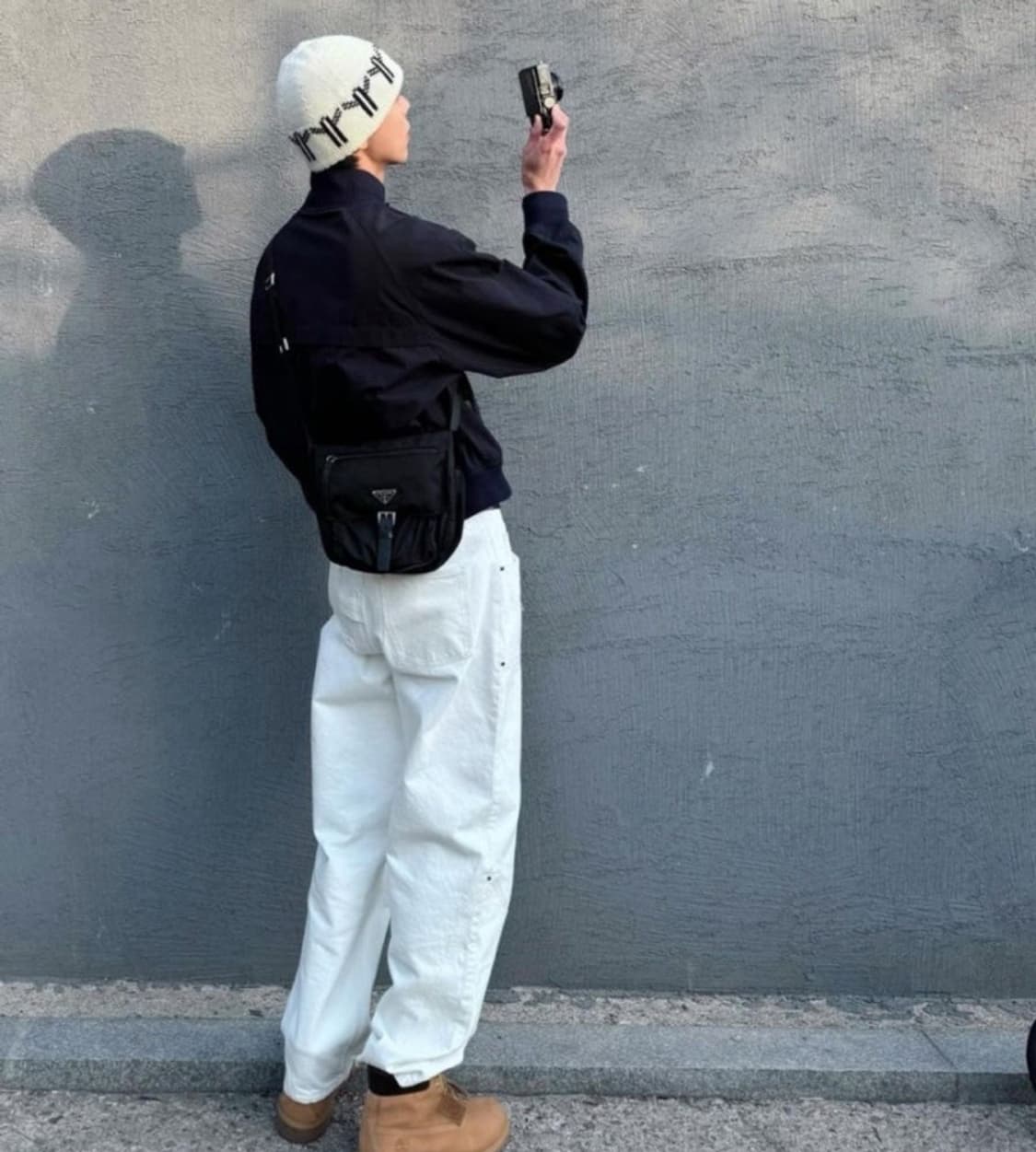 [정품 PRADA] 프라다 포코노 나일론 크로스백 주우재백 남녀공용 상품이미지9