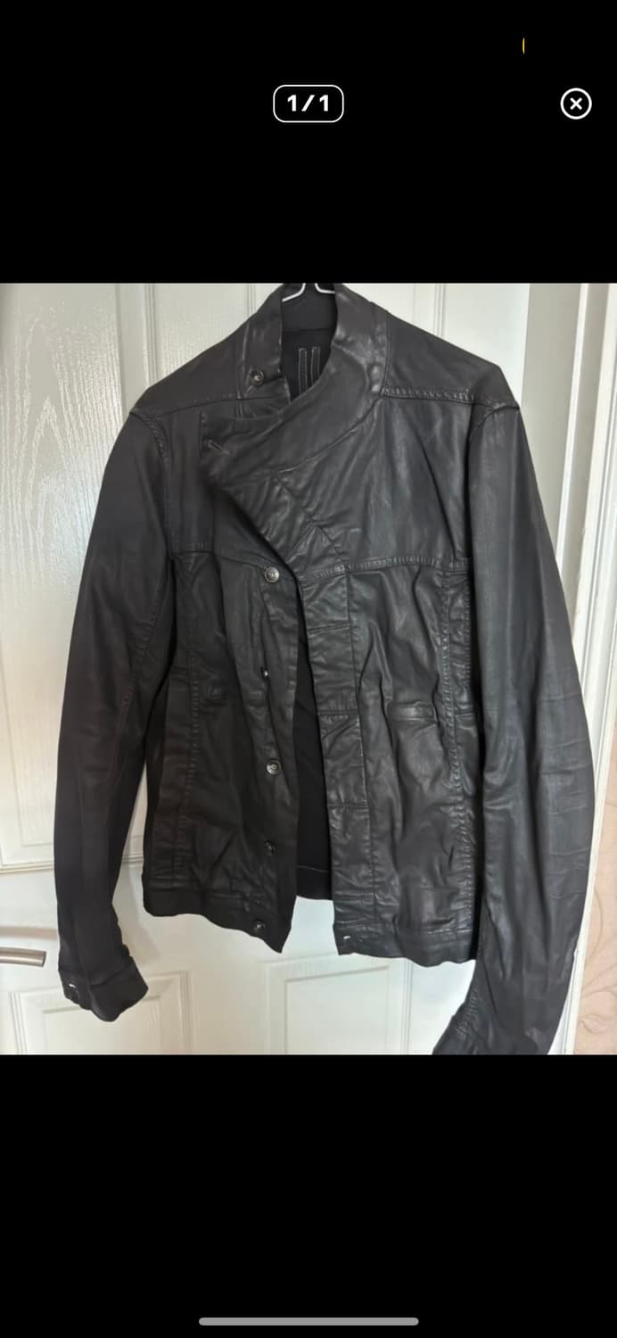 릭오웬스 슬레이브 코팅자켓 상품이미지1