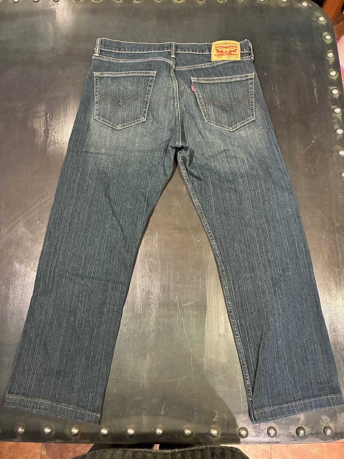 34) 리바이스 505 스트레이트 워싱 데님 상품이미지2