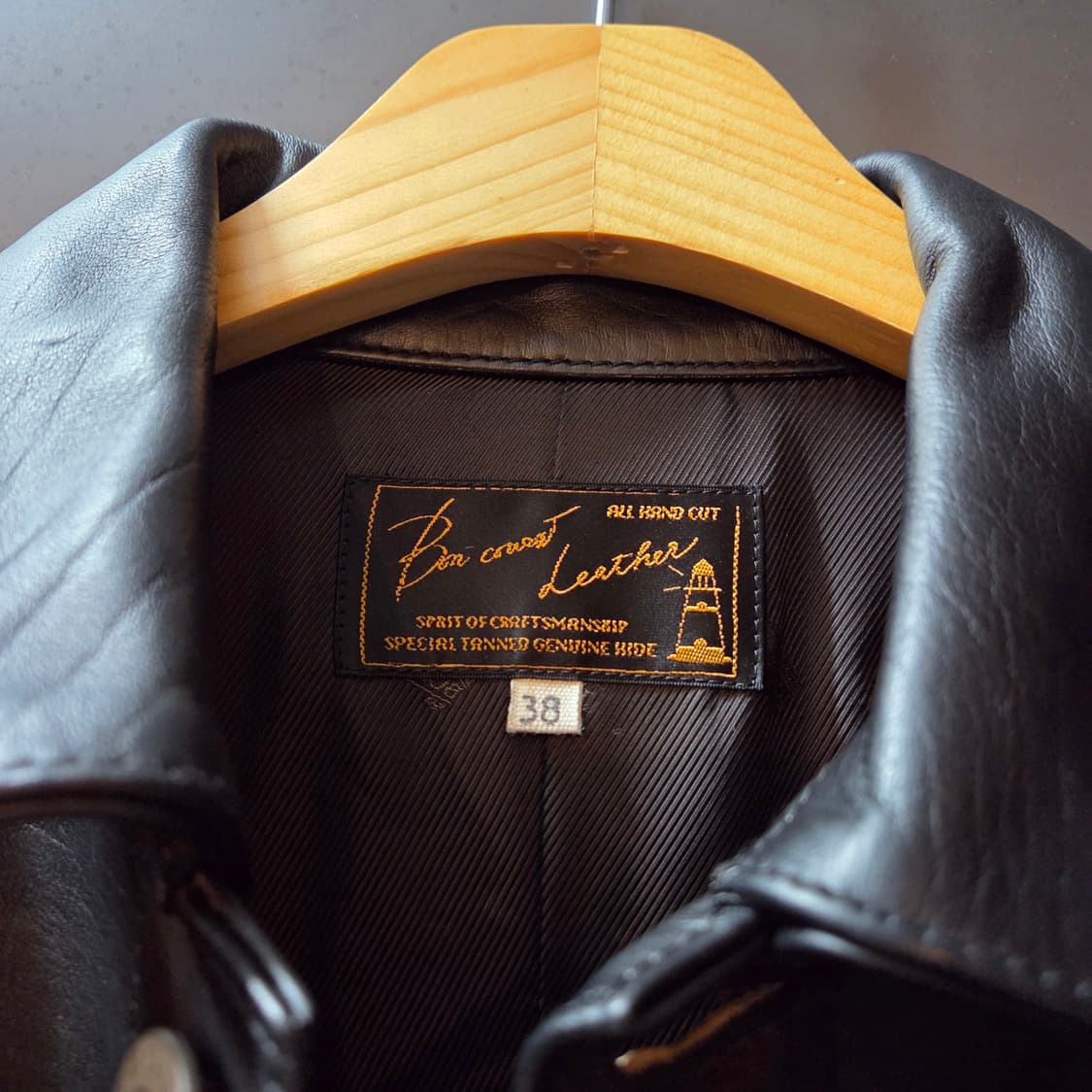 본쿠라 1st 홀스하이드 레더 자켓 (38) 상품이미지6