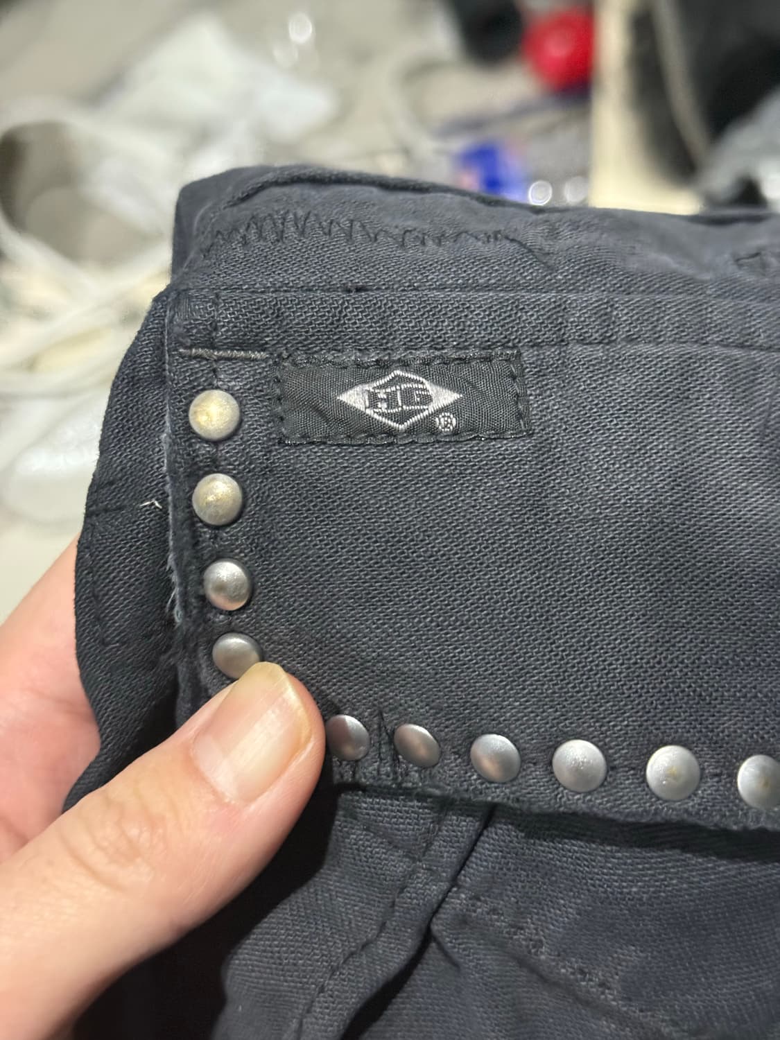 히스테릭 글래머 아카이브 스터드 디테일 카고 팬츠 바지 상품이미지3