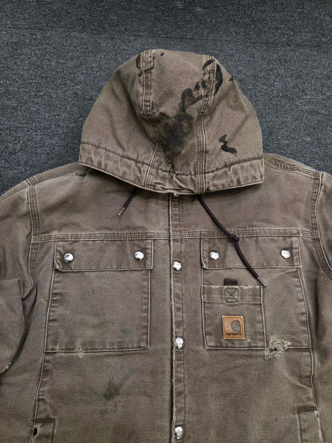 빈티지 칼하트 후드 워크자켓 상품이미지2