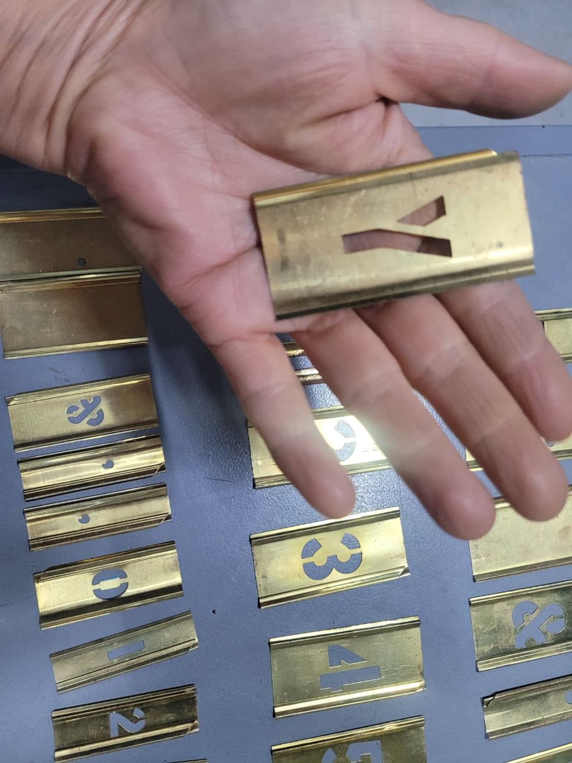 미 황동 스텐실 상품이미지2