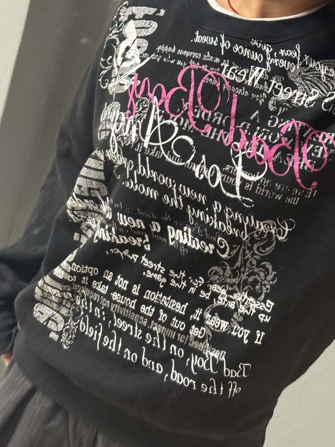 bad boy punk lettering layered mtm 상품이미지3