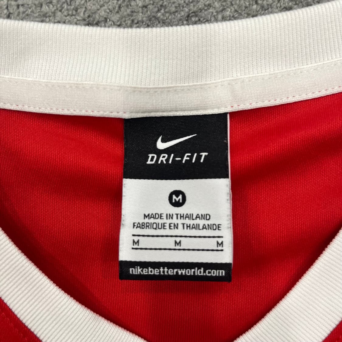 M 나이키 드라이핏 배색 풋볼 져지 긴팔티 상품이미지4