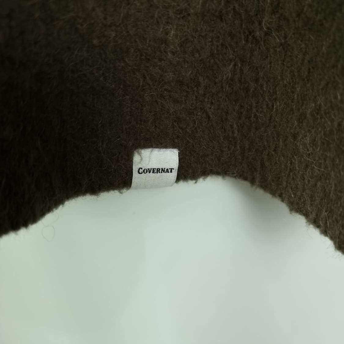 [커버낫] 아가일 패턴 오버핏 모헤어 카라 니트 M19721 상품이미지6