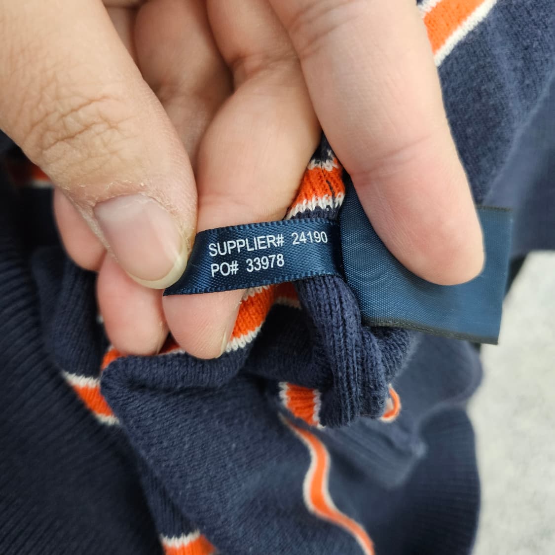 [L] 폴로 랄프로렌 피마코튼 니트 티셔츠(구멍)  0102YH1 상품이미지7