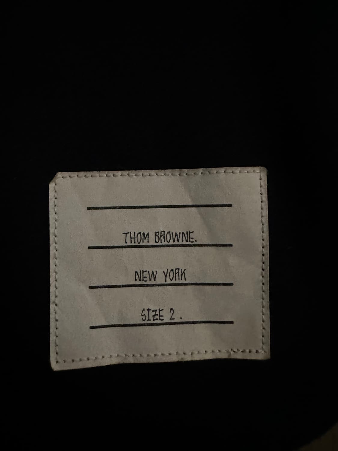 [급처/정품]톰브라운 맨투맨 네이비 2사이즈 상품이미지3