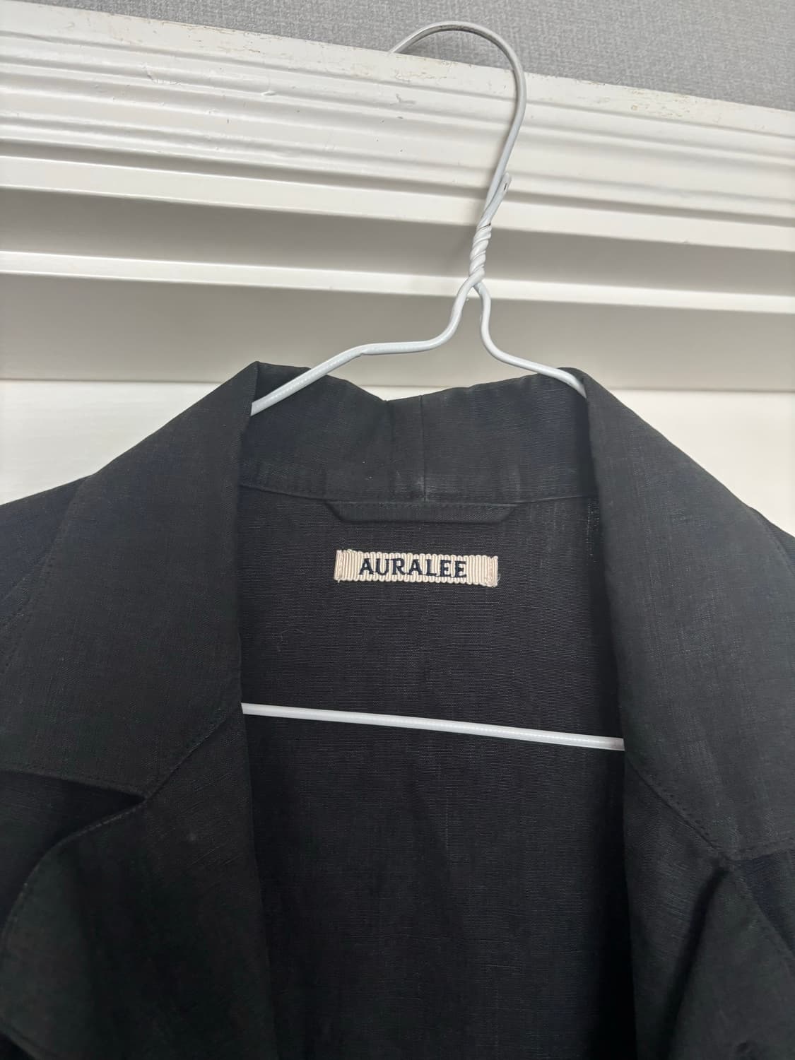 [3] 오라리 워시드 린넨 벨티드자켓 17ss 상품이미지4