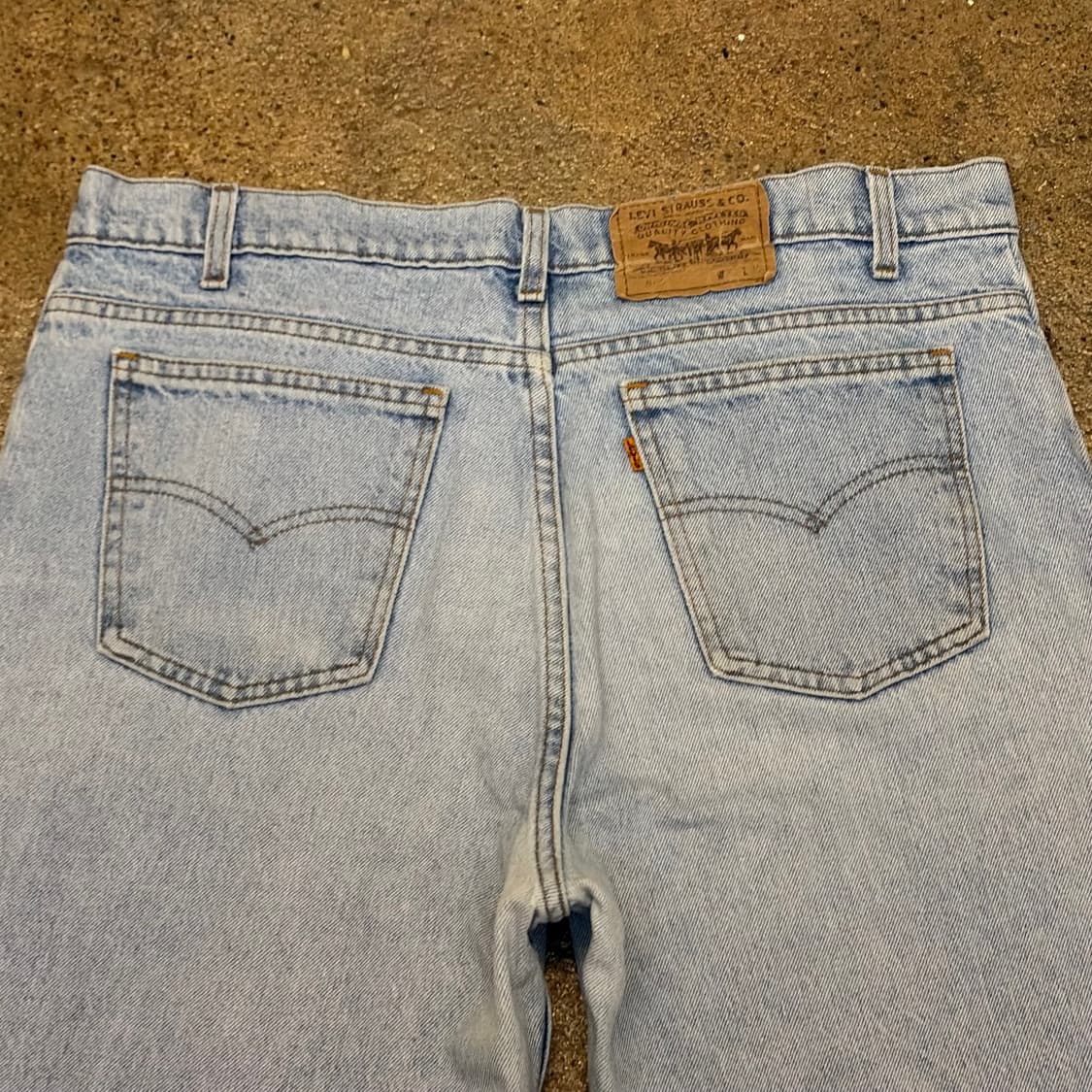 90s Made in USA  빈티지 리바이스 550 연청 청바지  상품이미지6