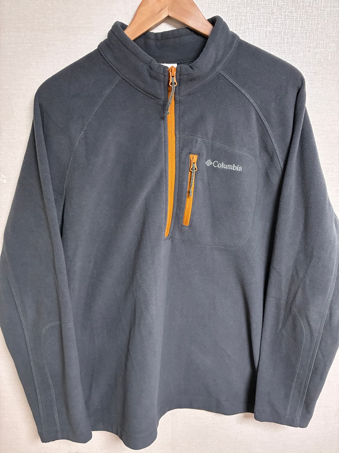 빈티지 콜롬비아 반집업 후리스 그레이 XL 상품이미지2