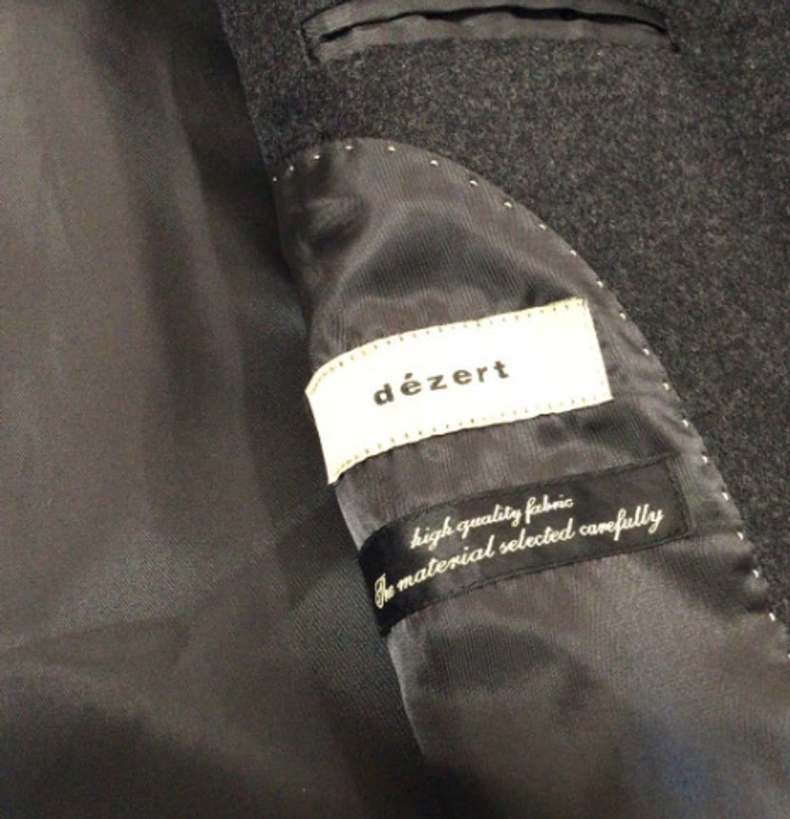 Dezert 데저트 울 케시미어  혼방 싱글 코트 상품이미지4