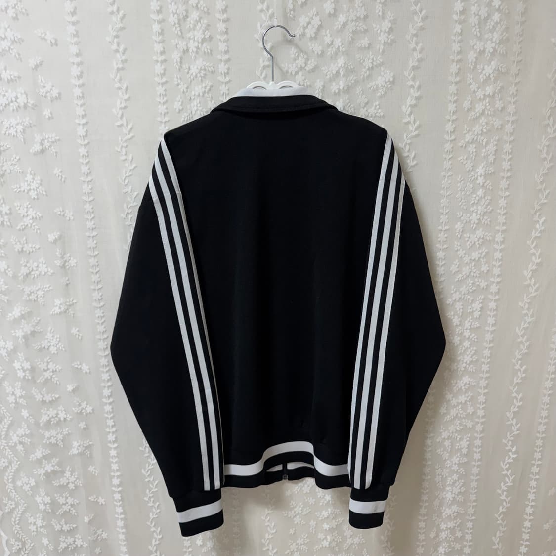 아디다스 레알마드리드 져지 100 L 트랙탑 자켓 블랙 축구 집업 유니폼 상품이미지3