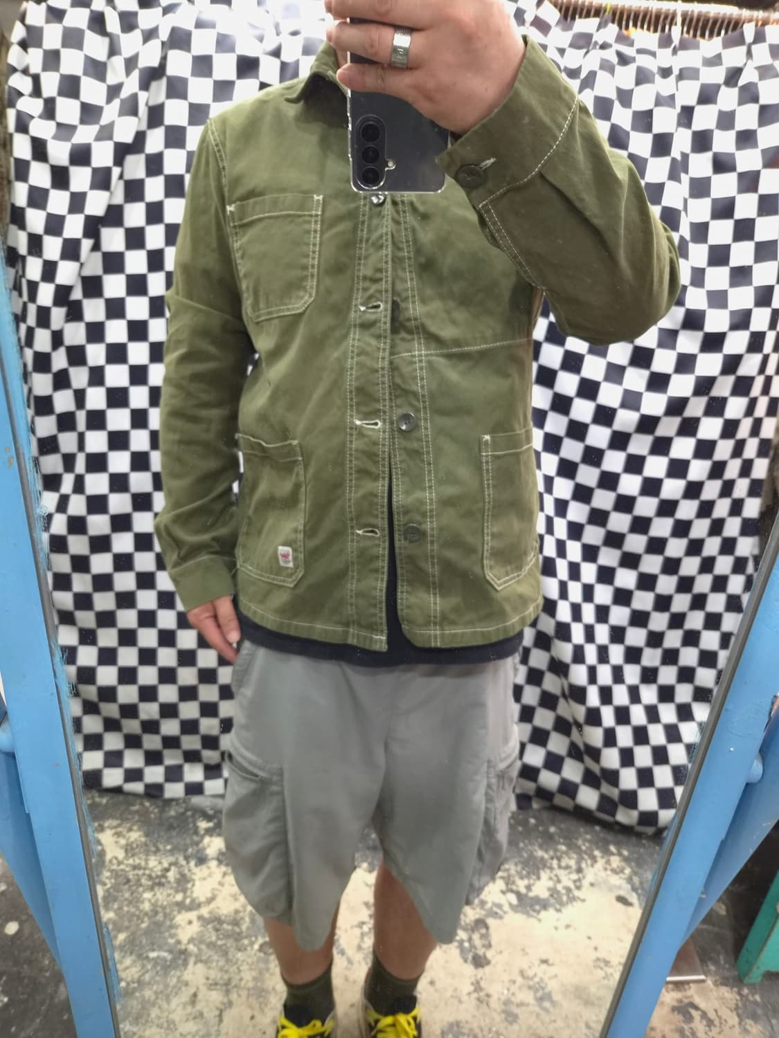 자라 올리브카키 초어자켓 워크자켓

 상품이미지8