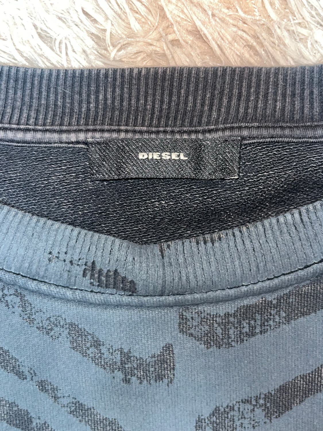 Diesel Zebra Pattern Sweatshirt 상품이미지3