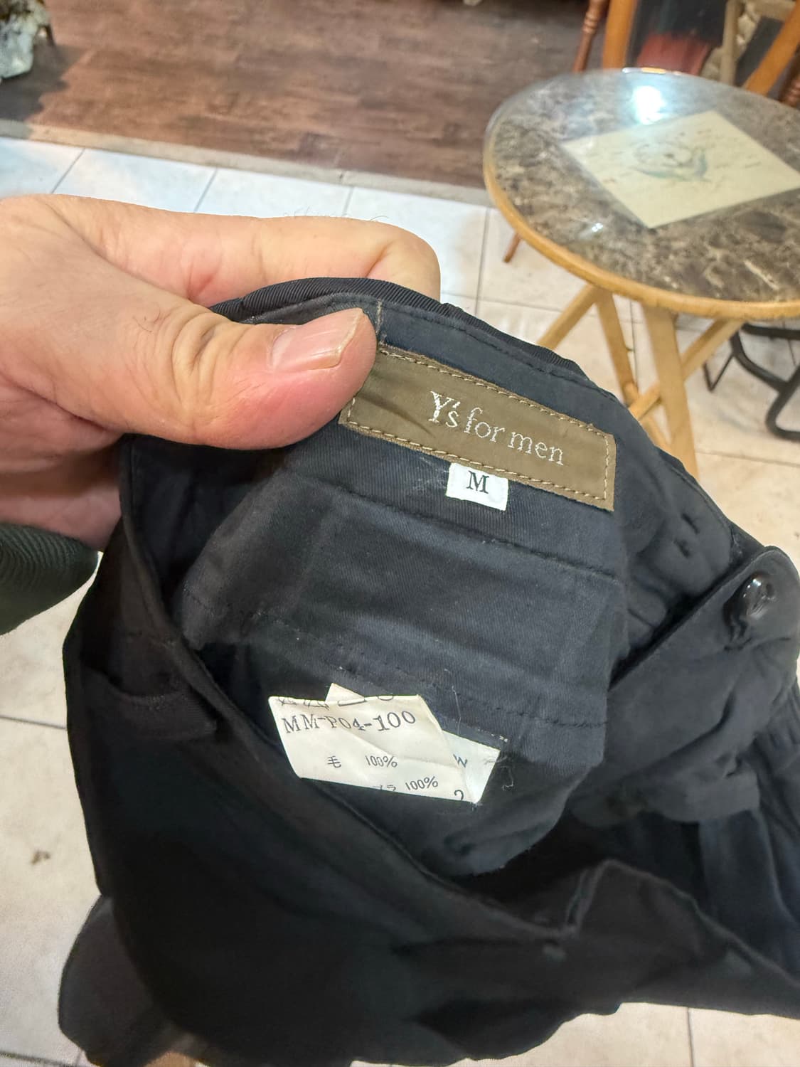 34 정품 요지야마모토 바지 팝니다 상품이미지2