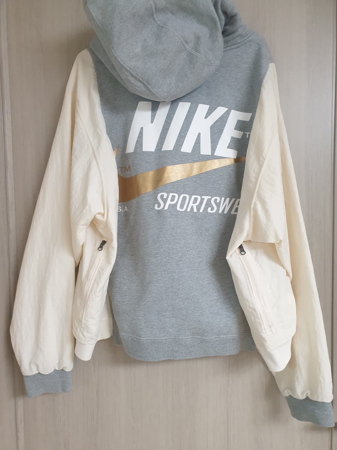 나이키 후드 다크 그레이 헤더 상품이미지3