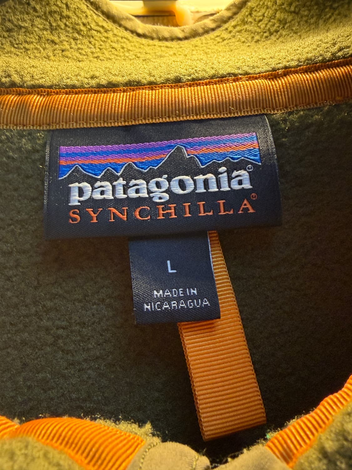 파타고니아 신칠라 스냅T 올리브 L 상품이미지2