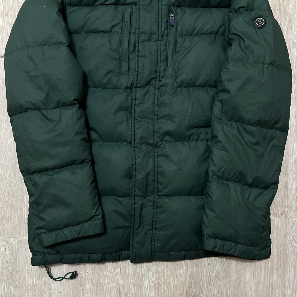 보그너 남성 골프웨어 구스다운 후드 패딩 L/100  상품이미지3