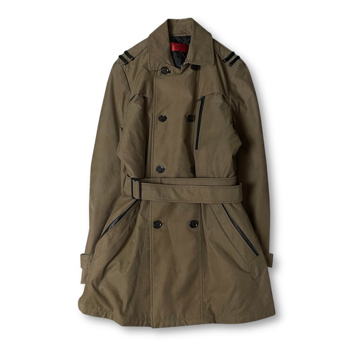 휴고보스 브라운 더블 트렌치 코트 상품이미지1