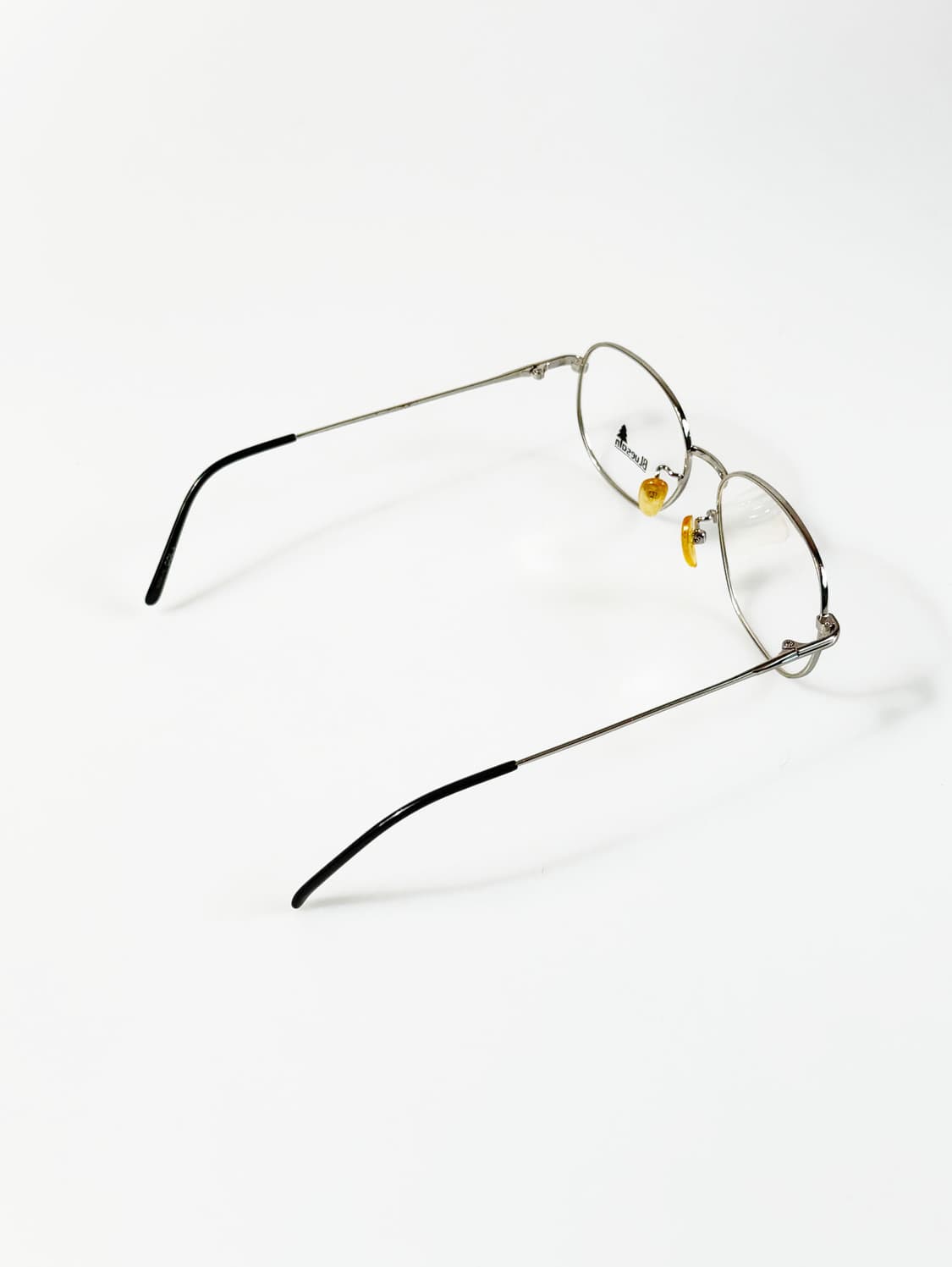 90s BLUESAIN 실버 메탈 슬림 스퀘어 빈티지 안경 상품이미지4