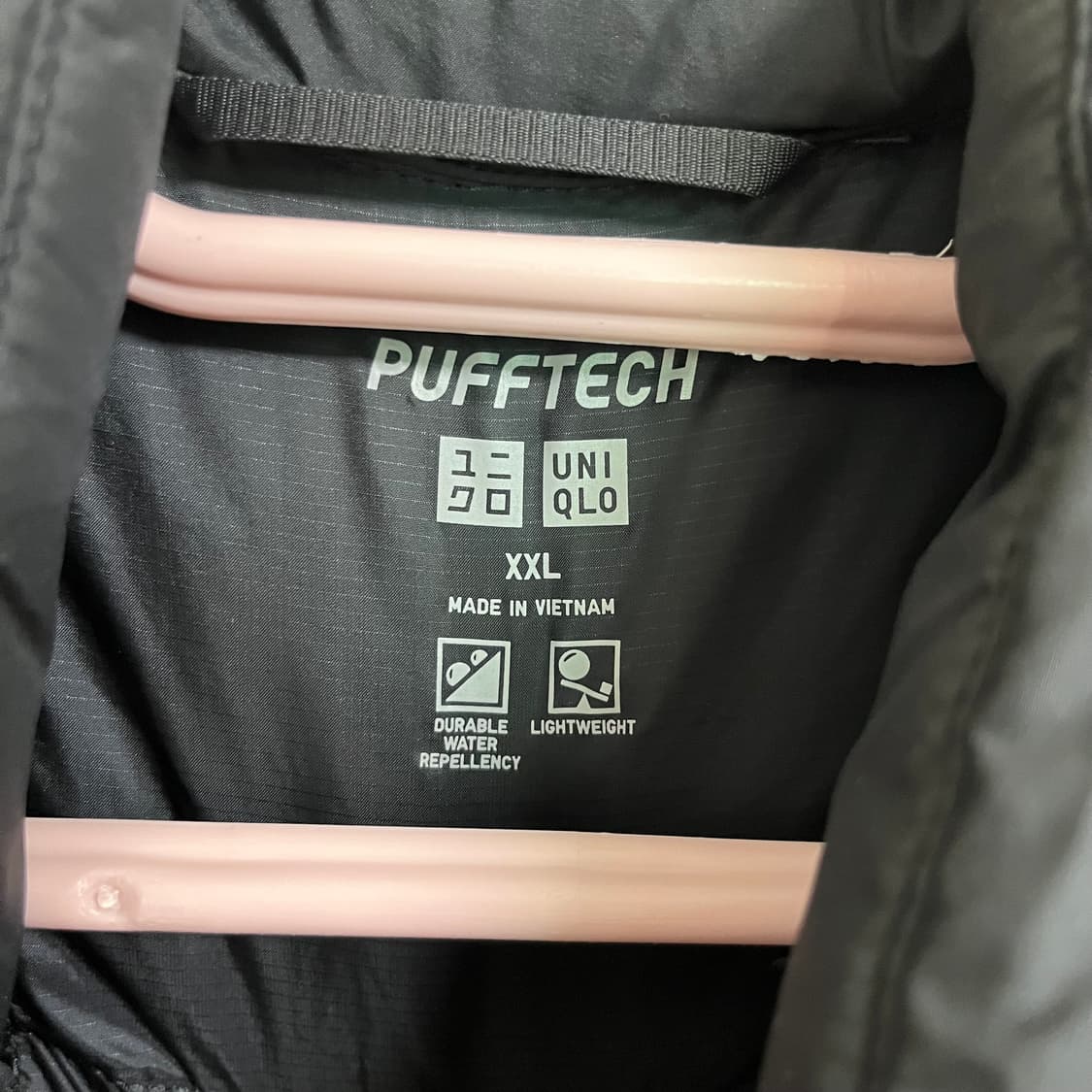 (XXL) 유니클로 퍼프테크 블랙 패딩 베스트 상품이미지5