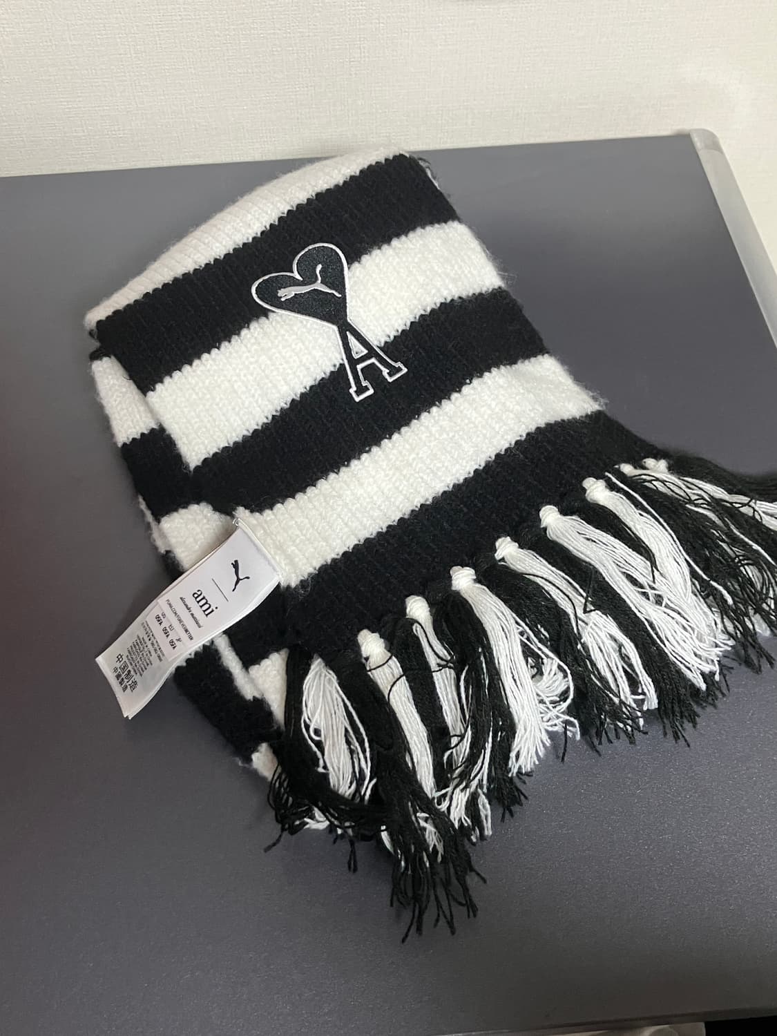 아미X퓨마 스트라이프 머플러 상품이미지2